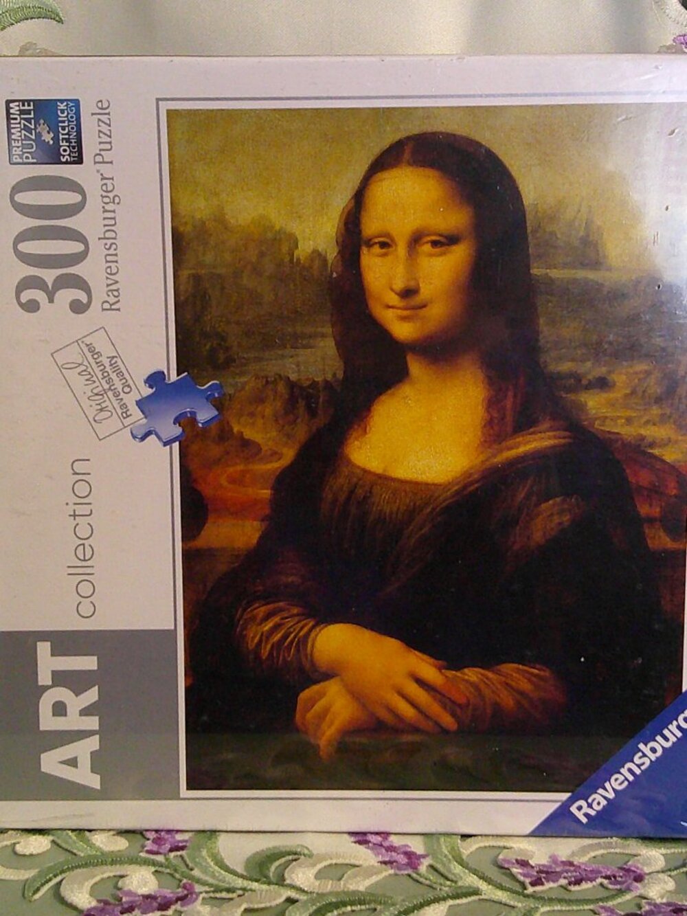 300 piece Jigsaw Puzzle Ravensburger Art Mona Lisa Leonardo da Vinci NEW Sealed